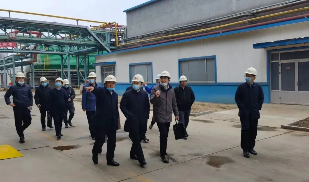 烏蘭察布市委常委、集寧區委書記奇·達楞太率隊調研南大光電(圖1)